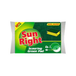 Scourer with Nail Saver Sponge