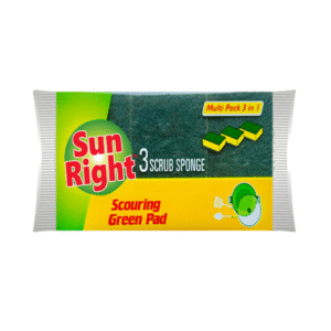 Scourer with Scrub Sponge - Multi Pack - 3 in 1