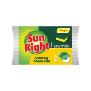 Scourer with Sponge - Large
