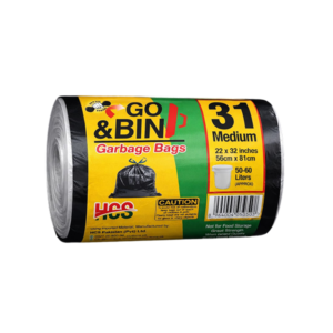 Garbage Bags - Medium 31 Pcs